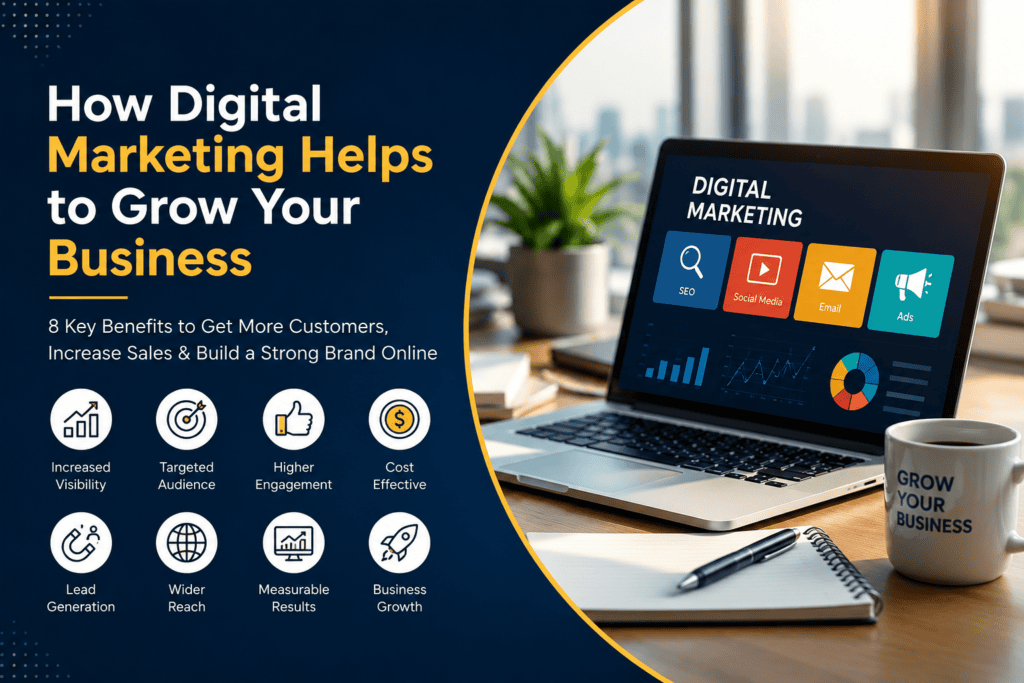 how digital marketing helps to grow your business