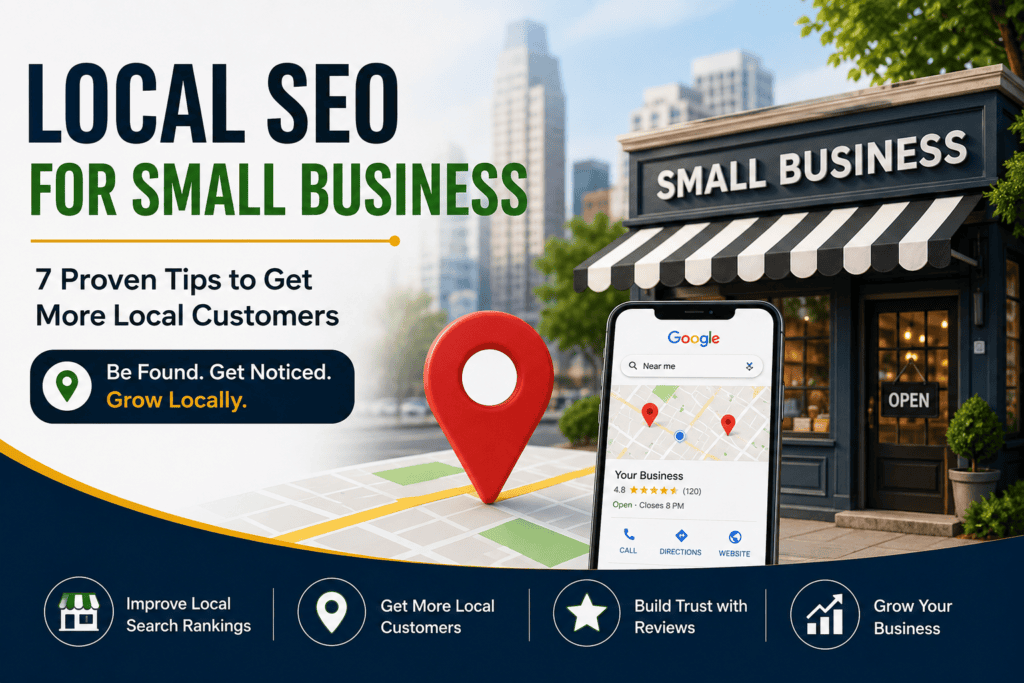 Local SEO for Small Business – 7 proven tips to improve local search rankings and get more local customers
